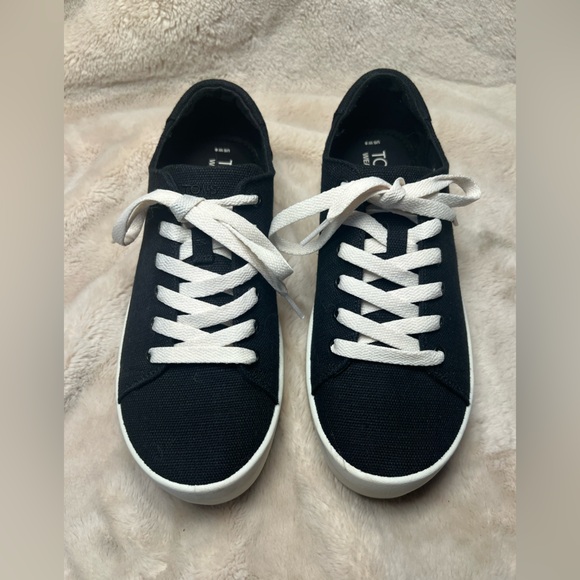 Toms Platform Womens Size 8 Black - Picture 1 of 6